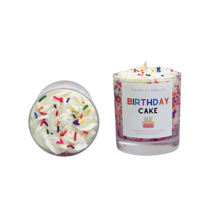 Birthday Cake Scented Candle with Sprinkles