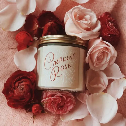 Pasadena Rose Candle